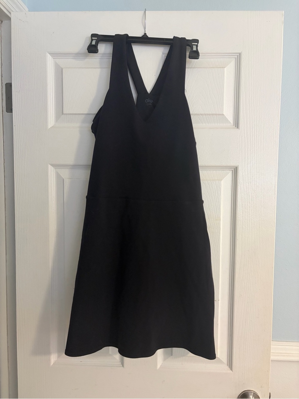 Alo Yoga Airbrush Real Black Dress - Size L - Picture 3 of 10